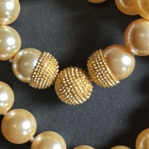 Hand-knotted glass pearl necklace by Erwin Pearl